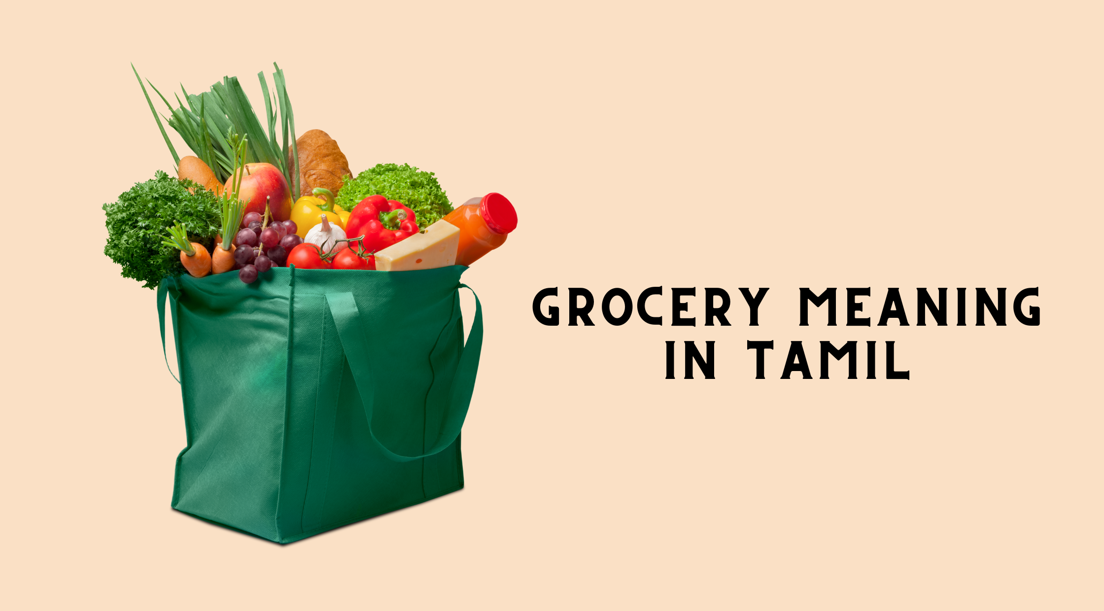 Grocery Meaning in Tamil